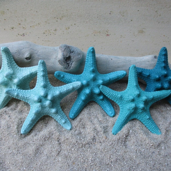 Small Knobby Starfish 3" (approx)-Painted, Beach Table Decor, Under the Sea Tablescape for Wedding, Bridal Shower, Special Event, Home Decor