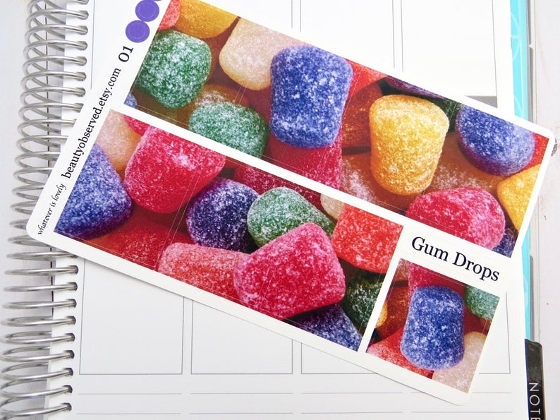 Gumdrop Planner Stickers Gumdrop Photo Stickers Christmas | Etsy