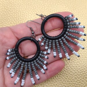 Beaded earrings,  beautiful handmade earrings, valentines day gift,