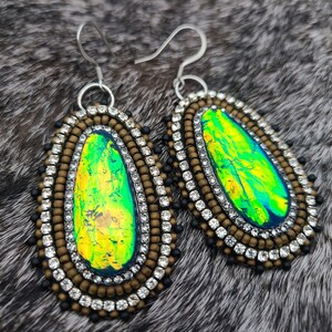 Beaded earrings,  beautiful handmade earrings, valentines day gift,