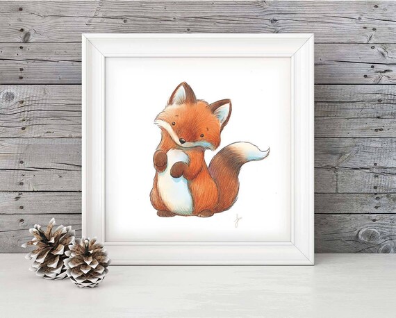 baby fox nursery decor