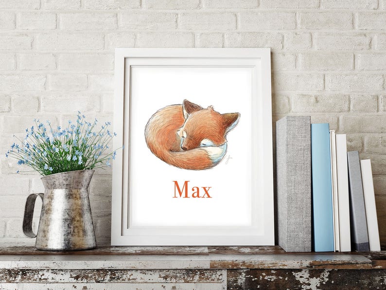 fox nursery decor