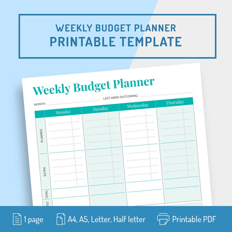 daily budget planner daily budget planner
