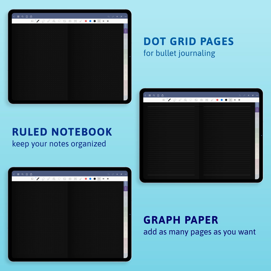 Goodnotes 5 custom templates socialwest