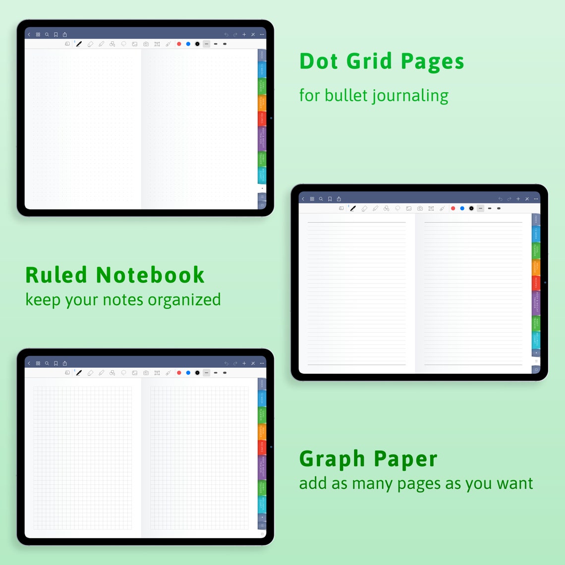 Digital Fitness Journal for Goodnotes Notability Exercise Etsy