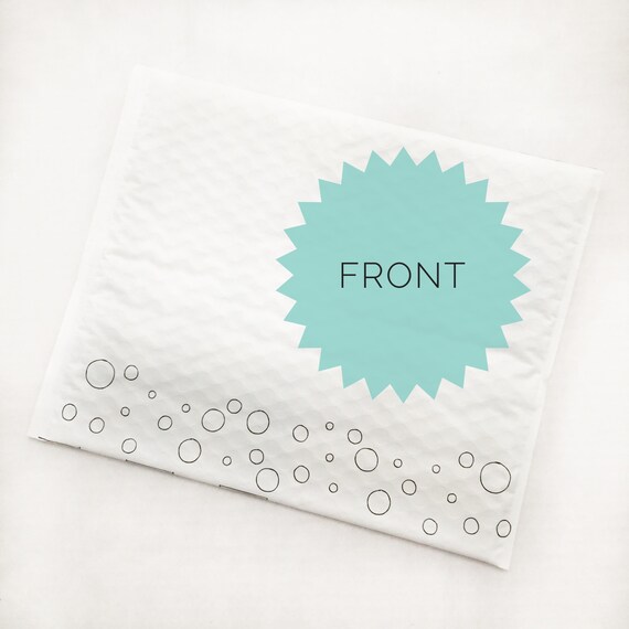 Decorative Bubble Mailers 5 Pack 9 X 11 Happy Mail Etsy