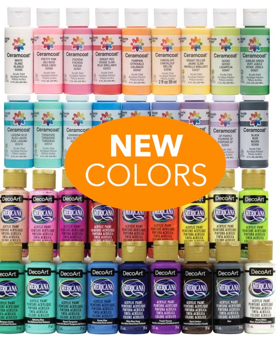 Acrylic Craft Paints 2 Oz Assorted Colors Americana Paint - Americana Craft Paint Colors Acrylic Craft Paints 2 Oz Assorted Colors Americana Paint - Americana Craft Paint Colors