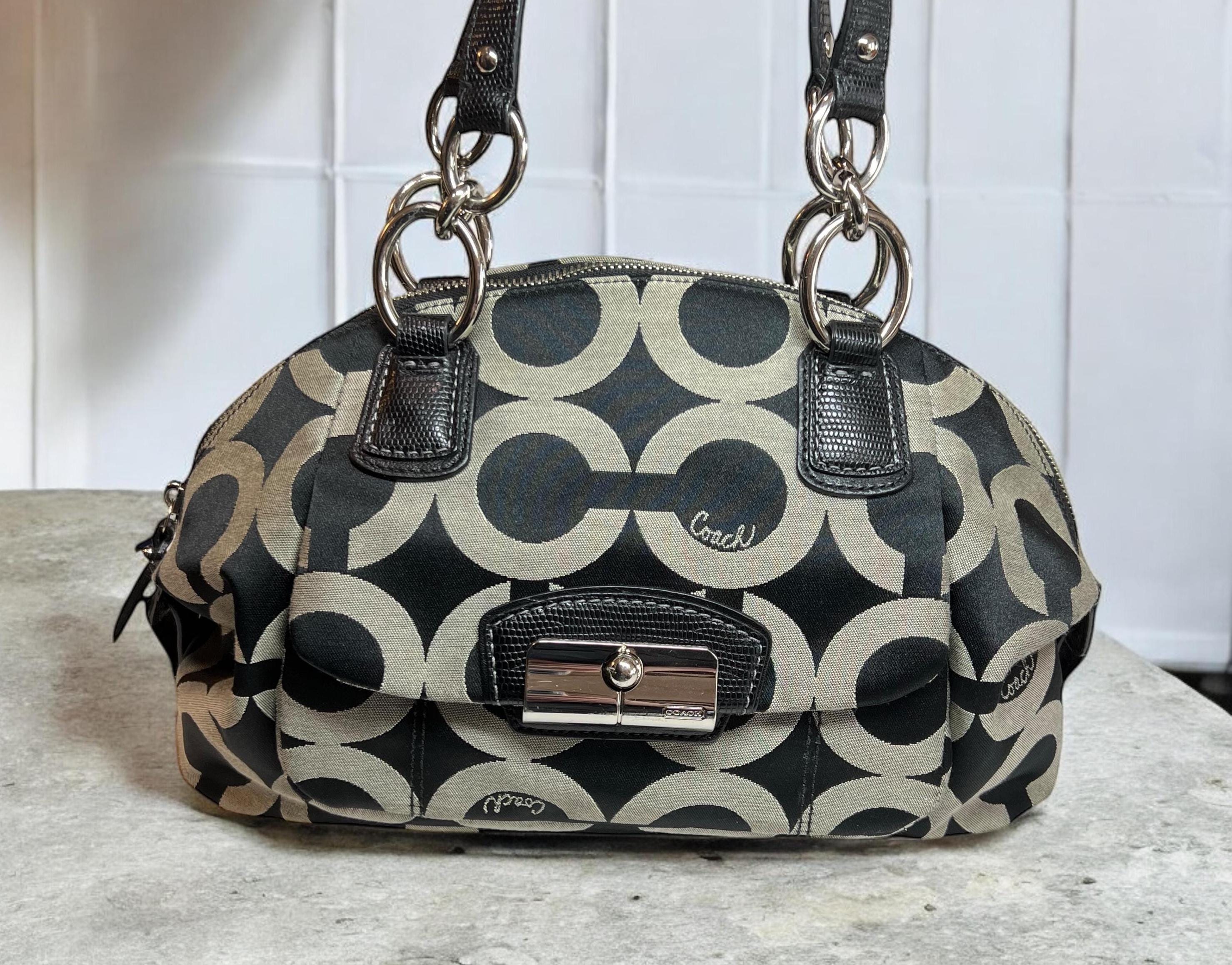 Used coach voncrete handbag