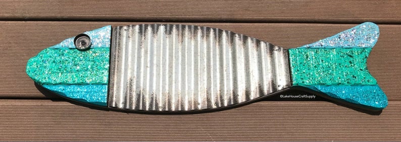 PERSONALIZED 21 Reclaimed Wood and Metal Fish. Nautical Fish Decor. Coastal  Fish Art. Barn Wood Fish. 21 Reclaimed Fish. 