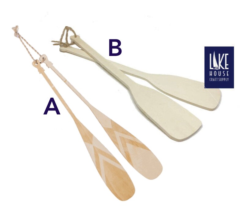 12 Plain Wood Oars. Mini Rowing Oars. Small Bare Wood Etsy