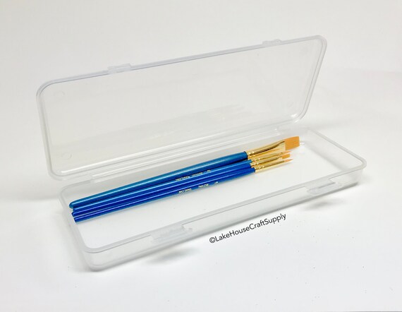 Plastic Pencil Box Brush Knitting Needle Image 0