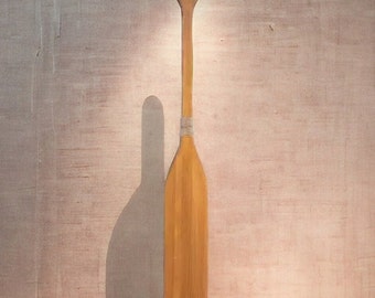 35" Wood Oar Paddle Wall Hanging. Paddle Wall Decor.