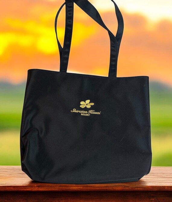 Nylon Tote Bag From Hawaii. Sheraton Kauai Souvenir Tote Bag. Vintage. Etsy