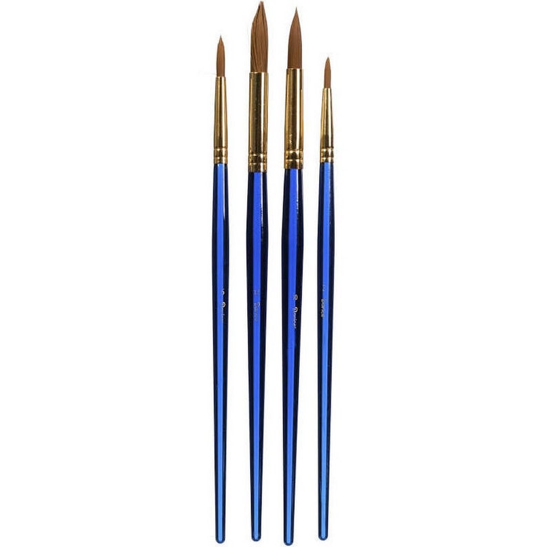 Assorted Artist Paint Brush Packs. Fine Art Brushes. Round Etsy