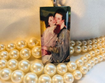 GiftJewelryShop Bronze Retro Style Mary Cassatts Breakfast in Bed Flower Pendant Charm Necklaces #22 GiftJewelryShop Bronze Retro Style Mary Cassatts Breakfast in Bed Flower Pendant Charm Necklaces #22