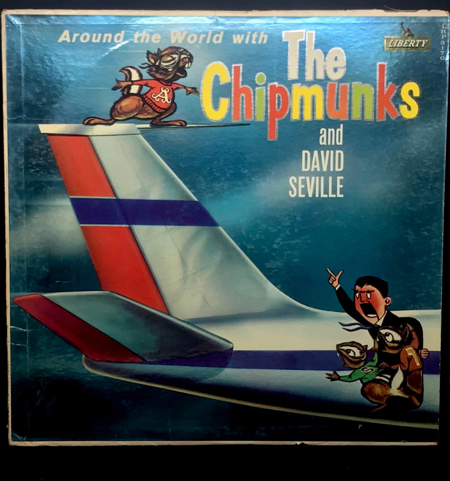 Vintage Around the World With the Chipmunks and David