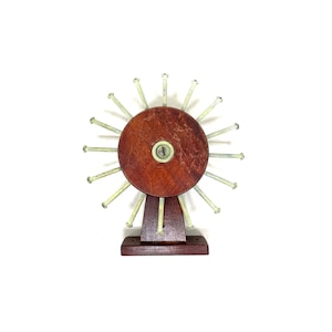 Vintage Folk Art Windmill / Farmhouse Decor 1940s ? Tabletop Windmill Chippy Paint