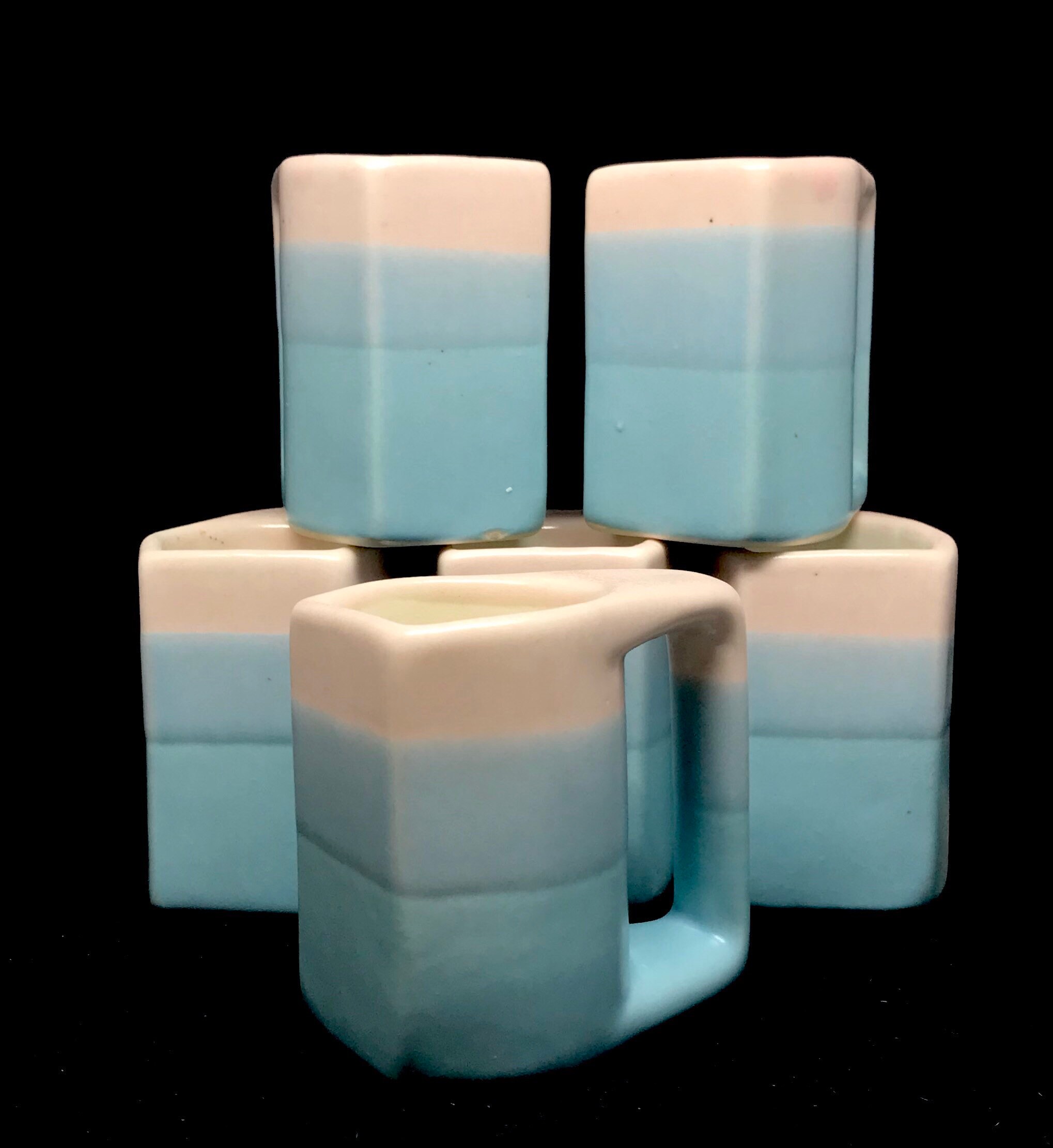 Rodolfo Padilla Ombre Coffee Mugs Set of 6 / Mini Espresso Etsy