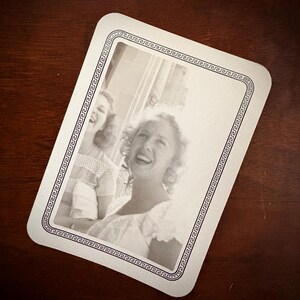 Vintage Snapshot Photo Laughing Girls Clsoeup Candid Photo Strange & Unusual
