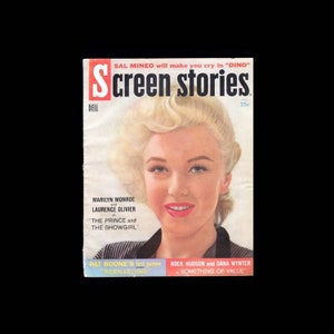 Vintage Marilyn Monroe Screen Stories Magazine / July 1957 Vintage Ephemera