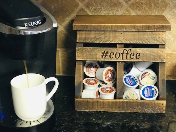 K Cup Holder Coffee Storage Coffee Station Monogrammed Etsy