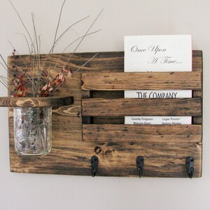 Mail Holder and Jar Mail Organizer