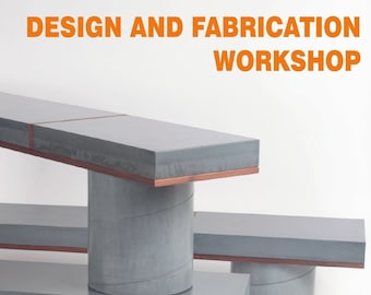 Concrete Design and Fabrication Workshop - In-Person - March 29,30,31  2.5-day- concrete workshop for Artist, Designer, and Architects.