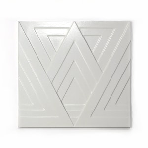 Modern 3D Triangle Design Concrete Wall Tile, Wall Panels for Modern and Unique Bath and kitchen Decor-Waterproof Panels, rustic style.