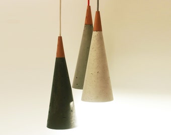 Concrete Cone Lamp