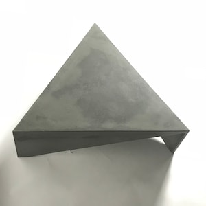 Bermuda Concrete Coffee Table- Equilateral Triangle 36, indoor/outdoor coffee table, handmade, Modern/unique coffee Table, Custom size table