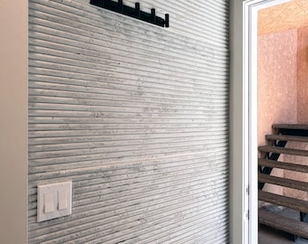 Custom Large Waterproof Bathroom/decorative Wall Tile Flute design