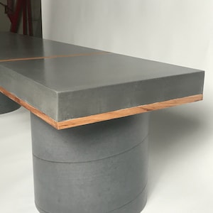 Concrete Bench Indoor/Outdoor Slab Design image 2