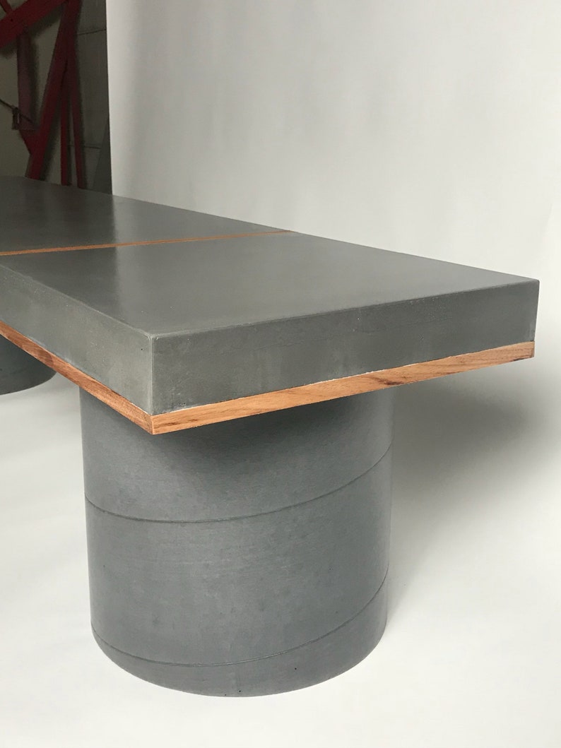 Concrete Bench Indoor/Outdoor Slab Design image 2
