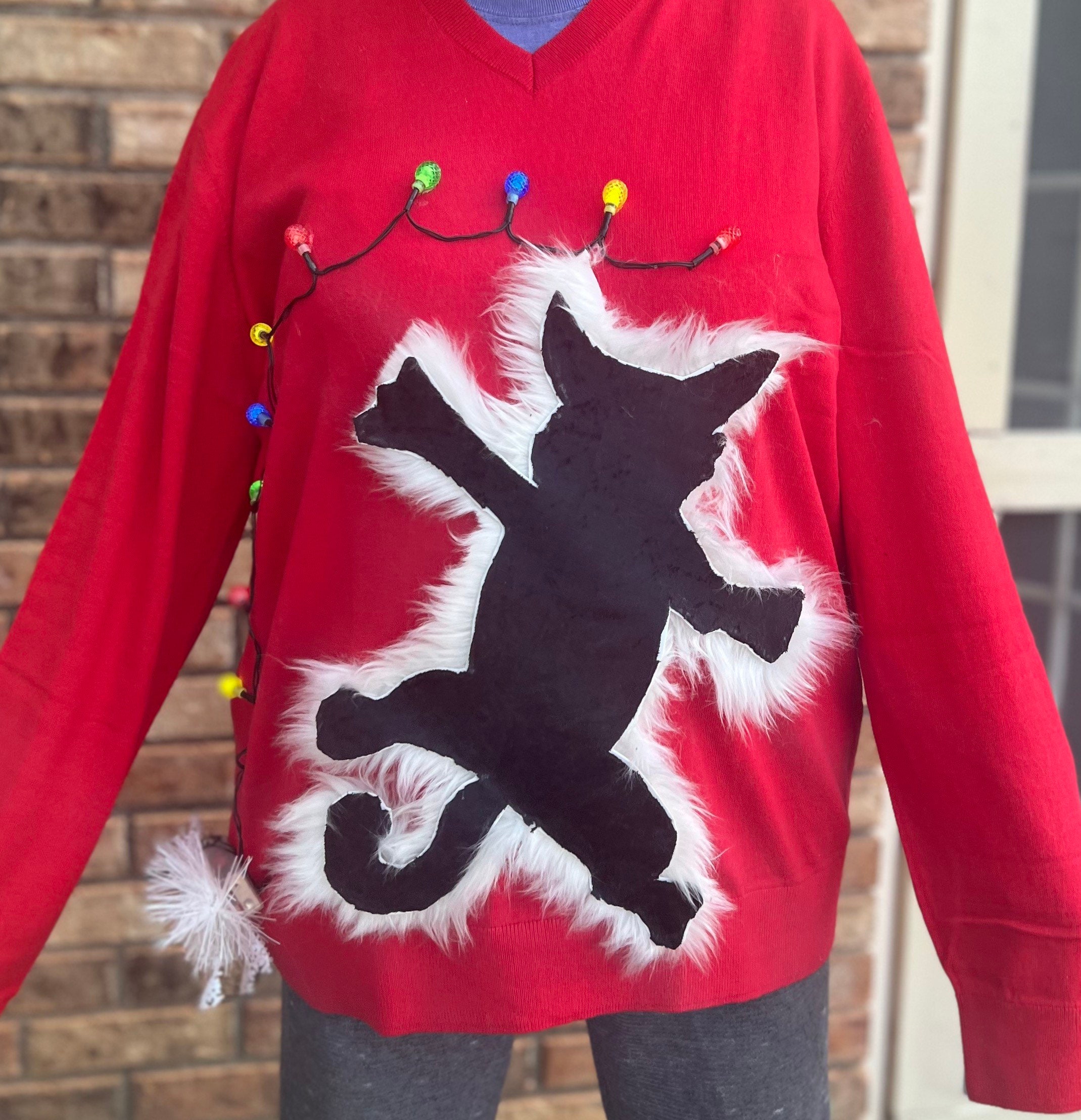 Christmas Vacation FRIED CAT Griswolds Tacky Ugly Light up - Etsy