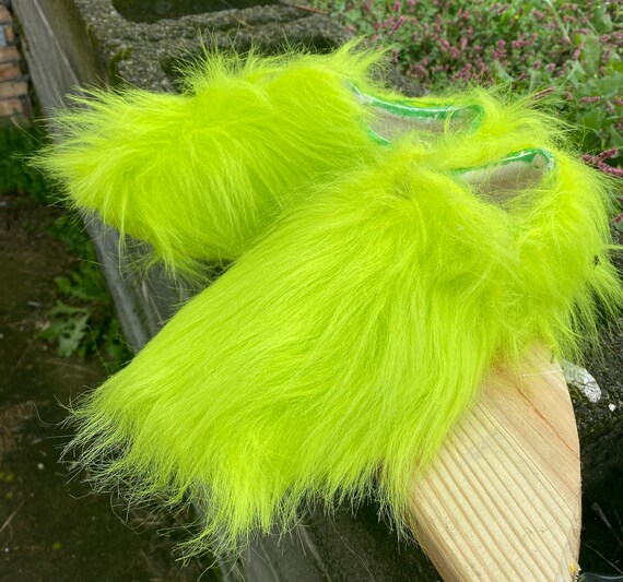 Groene Neon Bont Kostuum Schoenen Tacky Ugly Christmas Attire | Etsy  Nederland