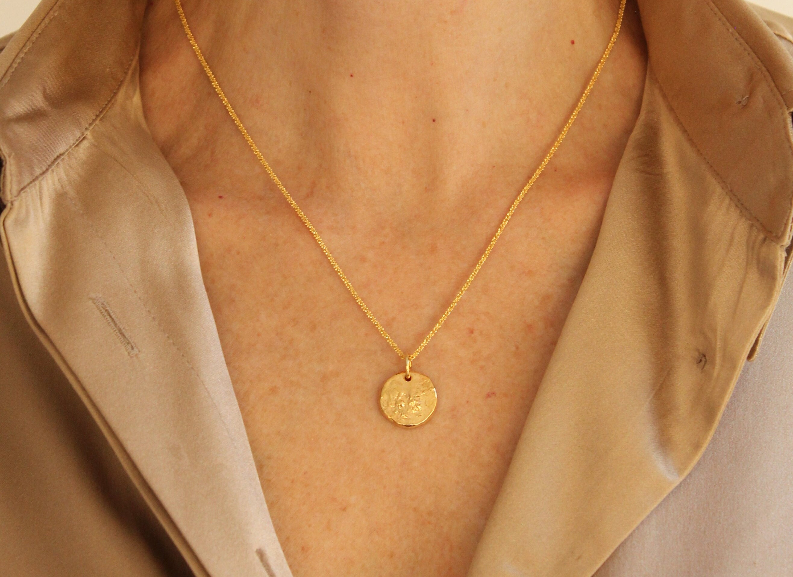 Gold Coin Necklace UK