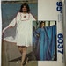 OOP 1978 McCalls Sewing Pattern 6037. Misses CAFTAN for Busts 31 1/2" - 40". a Make It In One Night Design. Uncut,Factory Folded
