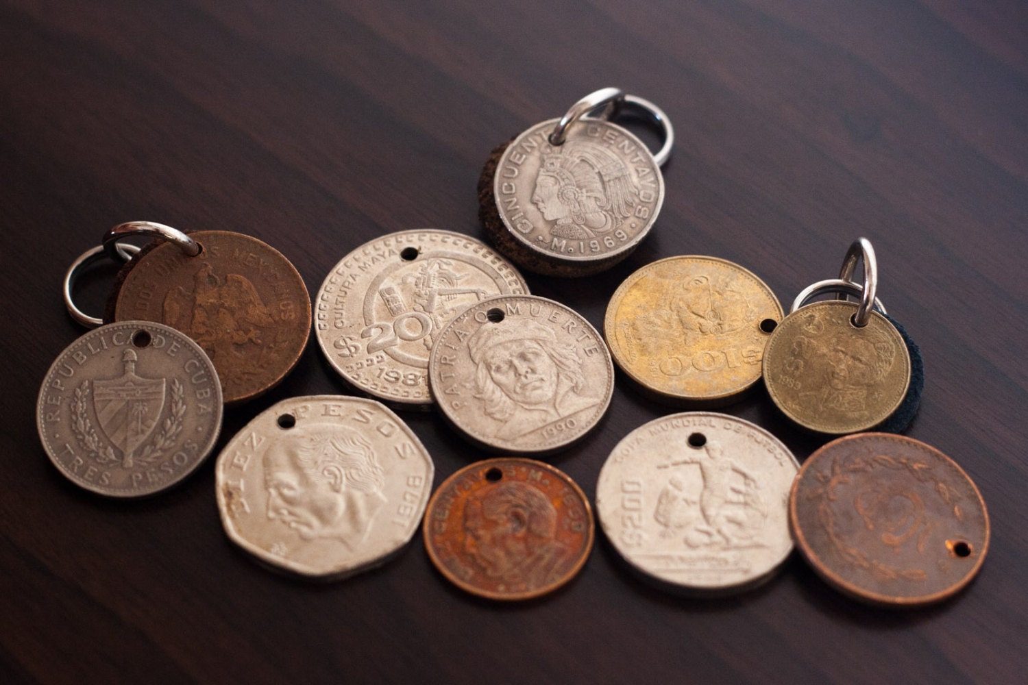 Antique Coin ID Dog Tag With Leather Cover Etsy Australia