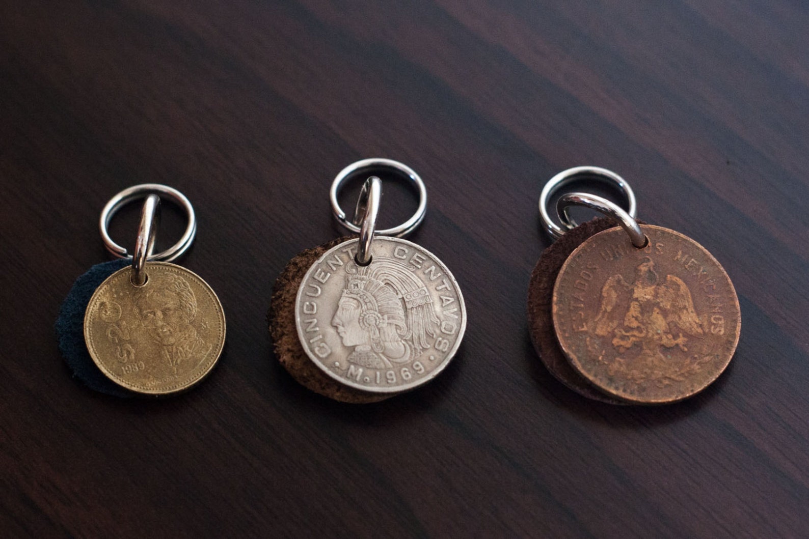 Antique Coin ID Dog Tag With Leather Cover Etsy