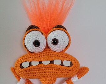 Finished Crochet toy ANXIETY (Inside Out) Anime
