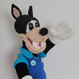 Finished Crochet toy PETE (Walt DIsney)