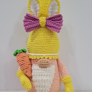 FINISHED Crochet toy Easter Gnome