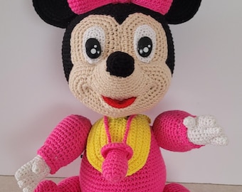 Finished crochet BABY MINNIE MOUSE