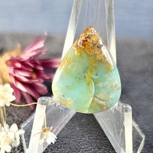Cabochão de opala azul andina peruana