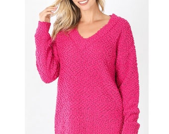 Fuchsia Sweater | Etsy Fuchsia Sweater | Etsy