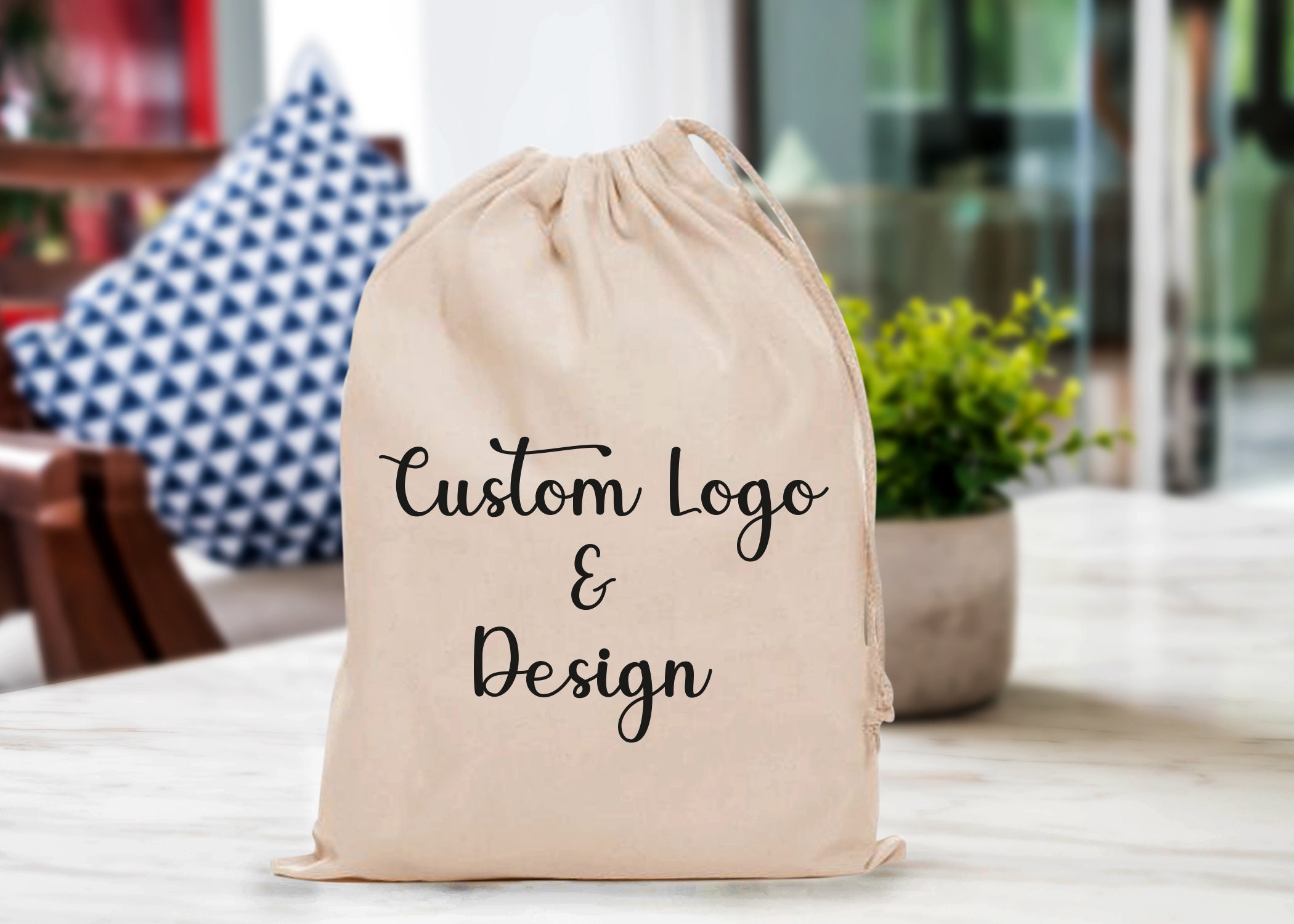 Hållbar New balance Logo Drawstring Bag