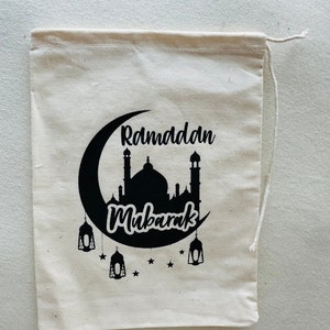 Sac de cadeaux de l'Aïd Mubarak, sac de cadeaux du ramadan, sac de friandises de l'Aïd image 2