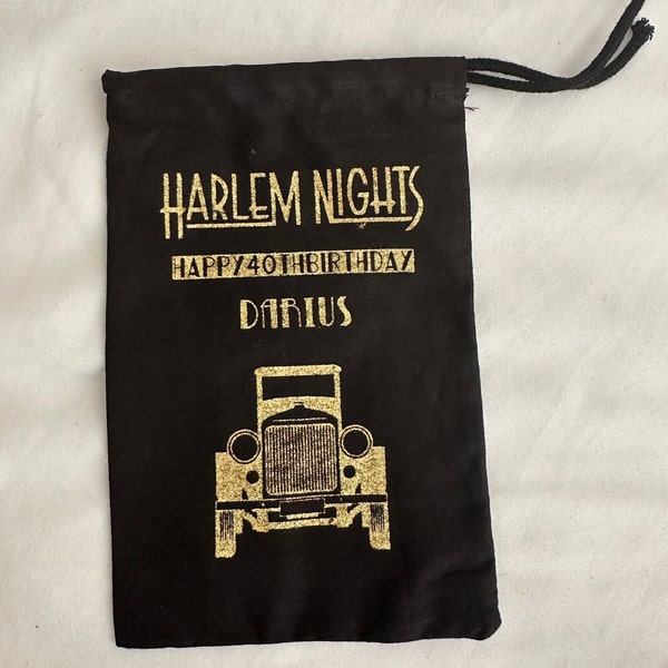 Personalized black Cotton Bag, Jewelry Storage Pouch, Personalized Wedding Favor Bag, Drawstring Bag,Custom Pouches, Logo Pouch