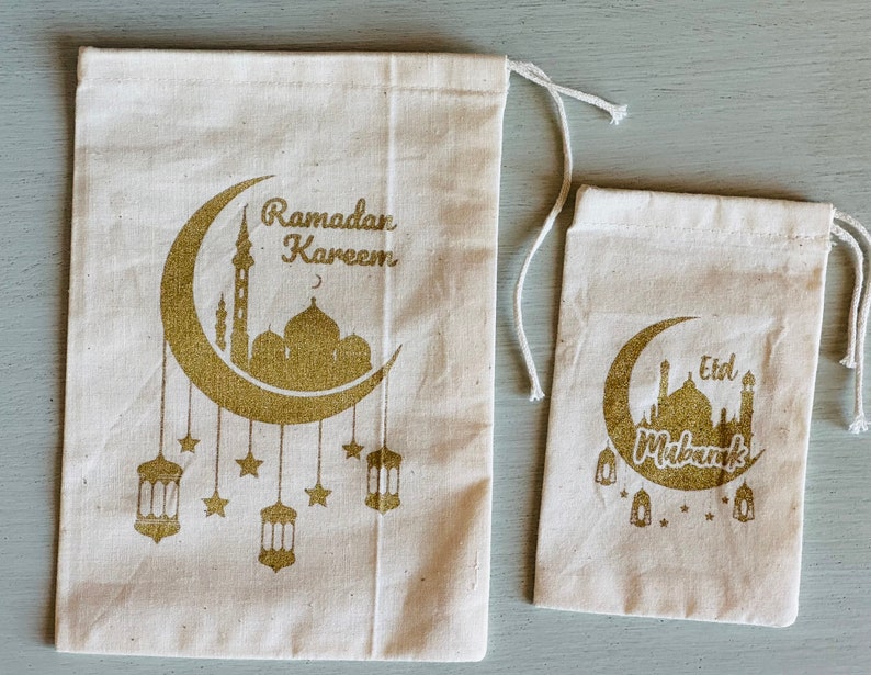 Sac de cadeaux de l'Aïd Mubarak, sac de cadeaux du ramadan, sac de friandises de l'Aïd image 3