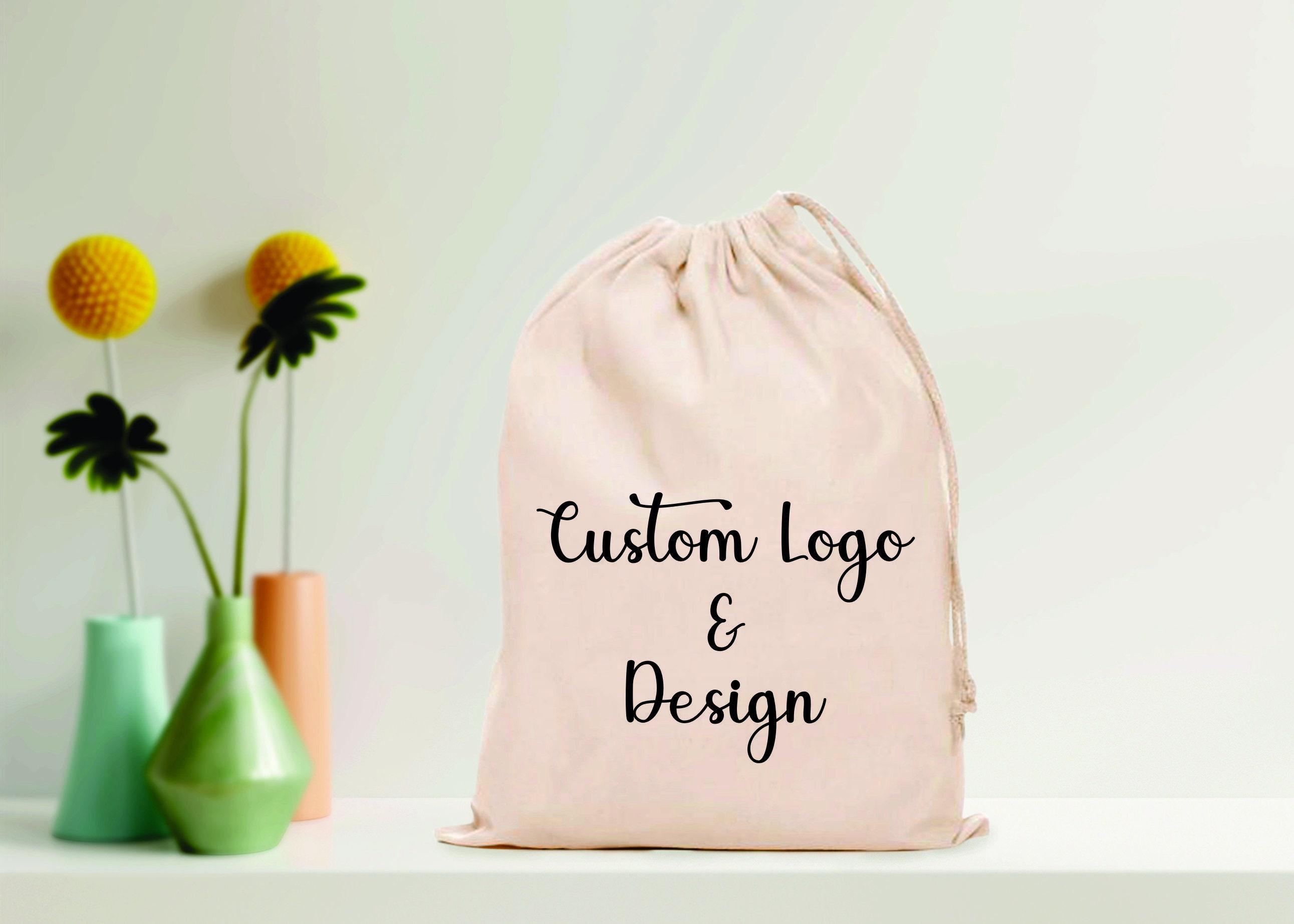 FANXI Custom Logo Soft PU Bag With Gold Ribbon And Suede Pillow